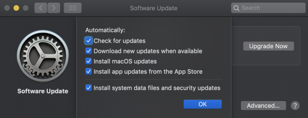 Apple macOS Automatic Updates