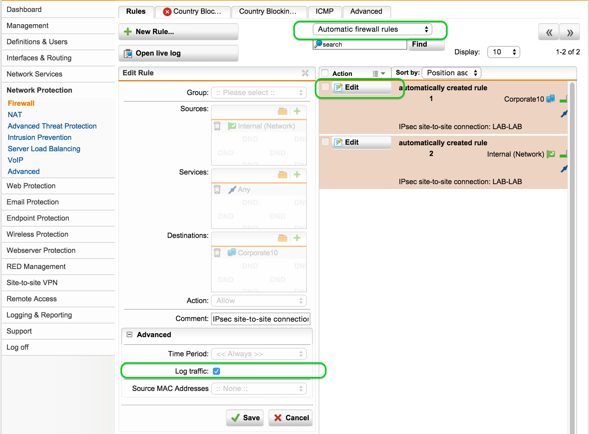 EnableLogging