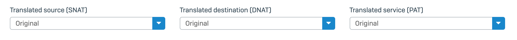 Sophos XG NAT Rules