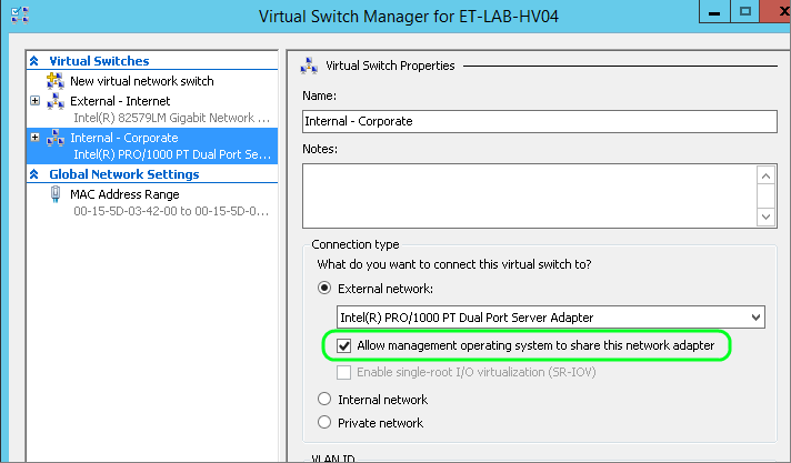 Hyper-V vSwitches